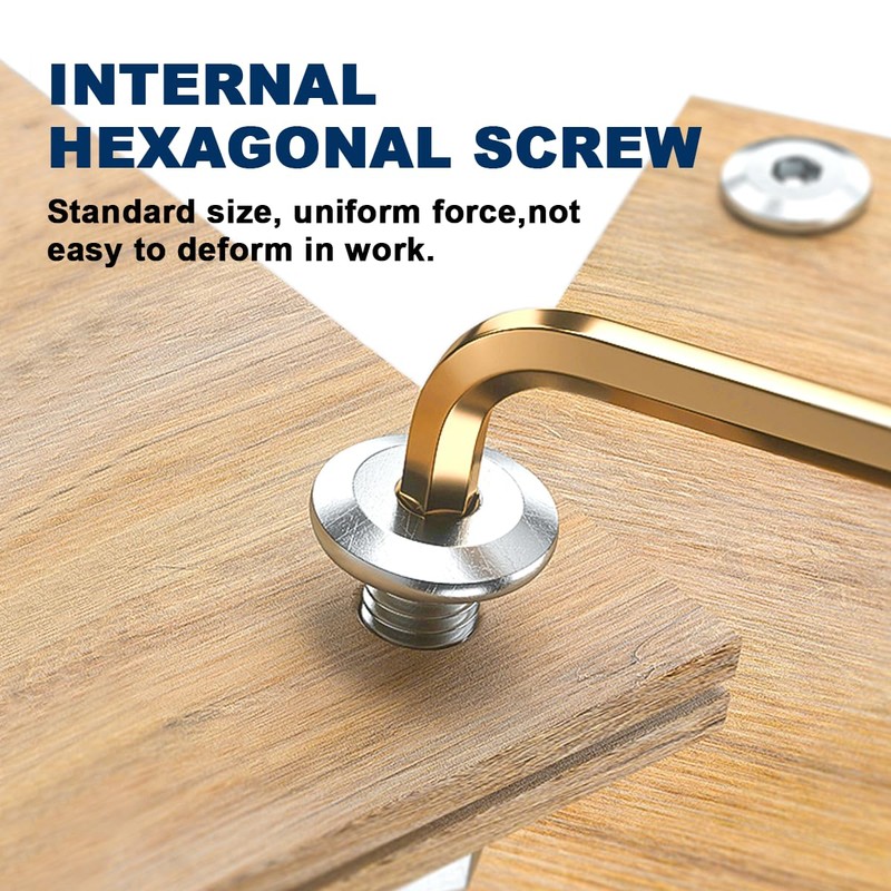 Drenky Screws M5 x 50 mm Flat Head Allen Screws