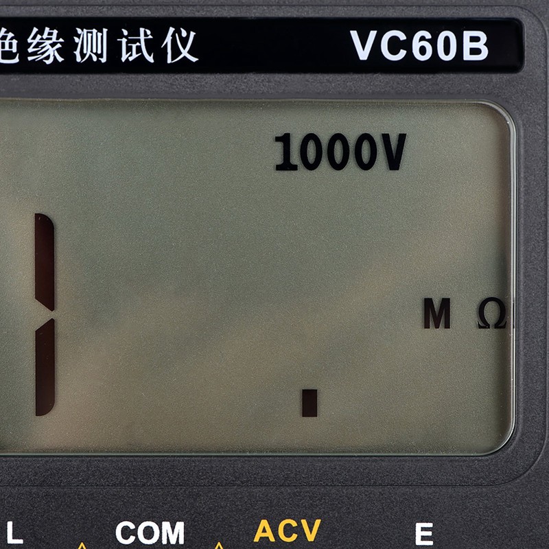VC60B LCD Digital Insulation Resistance Tester MegOhm Meter Testers Measure