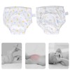 2PCS Toddler Training Pants Pure Cotton Reusable Baby Training Underwear