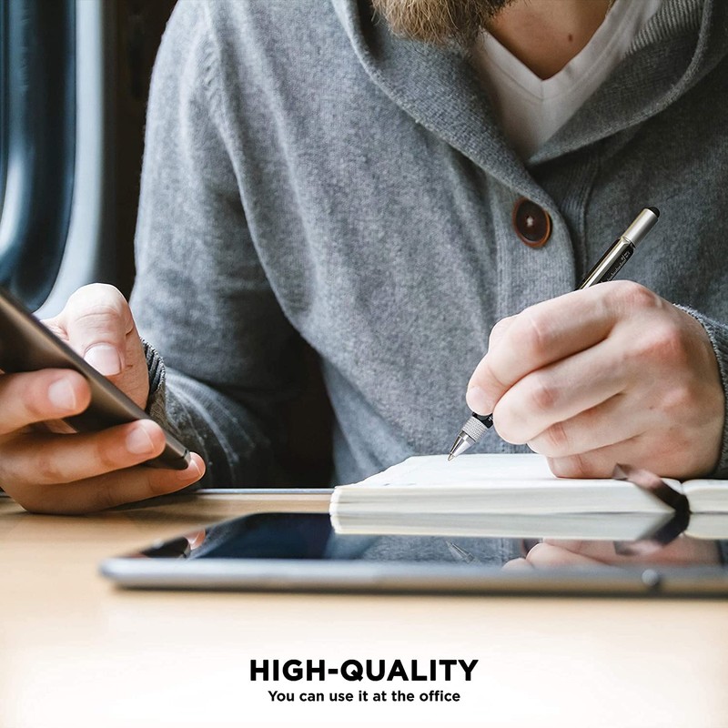 6 in 1 Multi-Functional and Sturdy Aluminum DIY Pen with