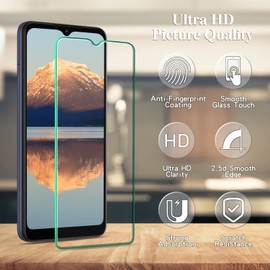 Pokolan (3 Pack Designed for Motorola Moto G Pure Tempered Glass Screen Protector, Anti Scratch, Bubble Free