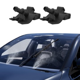 PACLVIO 2PCS Front Windshield Washer Nozzles, Washer Spray Jet Kit, 85381-12300 Windshield Washer Nozzle Kit, Car Accessories Wiper Spray Washer Jet Replacement for Lexus, Scion, Toyota
