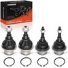 A-Premium Set of 4, Front Upper Lower Ball Joints, Compatible