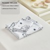 DuShow White Space Cot Bed Duvet Cover Set,Toddler Bedding Set
