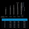 5 Pcs Screw Extractor Set, Hex Shank Damaged Broken Bolt