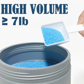 VNAKER Ashtray Sand, Smokers Station Refill Sand 7Lb, Washable and reusable Silica Ash Tray Sand for Indoor and Outdoor Facilities (Blue)