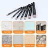 5 Packs Dry Diamond Drill Bits Set 3/8" 10mm Vacuum
