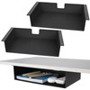 2 Pack Under Desk Shelf - 13 Inch Under Desk