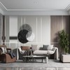 Silver Metalized Brushed Finish Molding Trim, Peel and Stick Strip