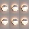 YUNLEX 6 Pack Stair Lights Indoor, 2.6" Small Stick on