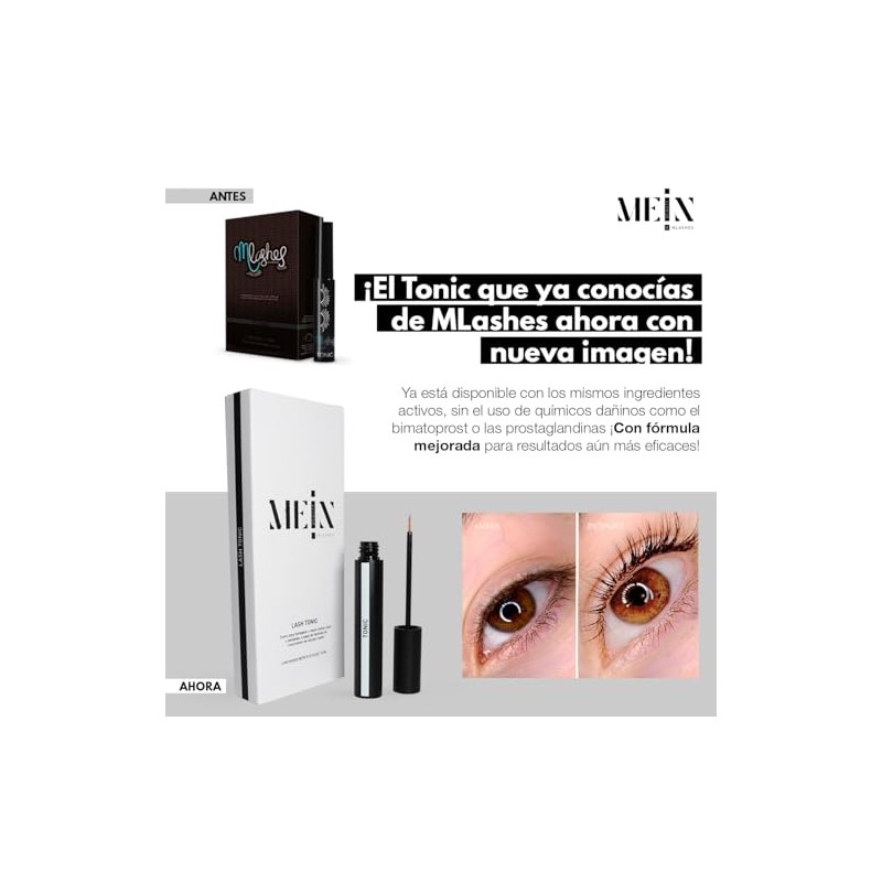 Tonic Mein x MLashes, serum para hacer crecer las pestañas