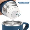 Vacuum Insulated Flask 500ml/17.6oz Stainless Steel Thermo Bottle with Cup