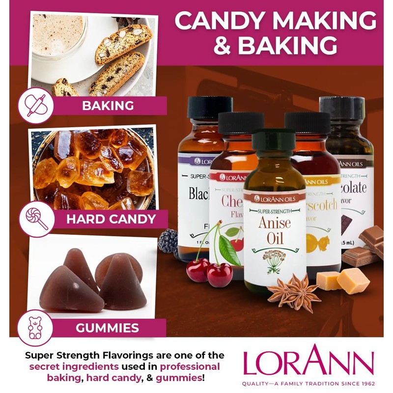 LorAnn Oils Super Strength Flavoring - Used For Candy Making,