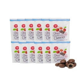 Milk Chocolate Covered Dried Cherries (Case of 12 - 6oz bags)