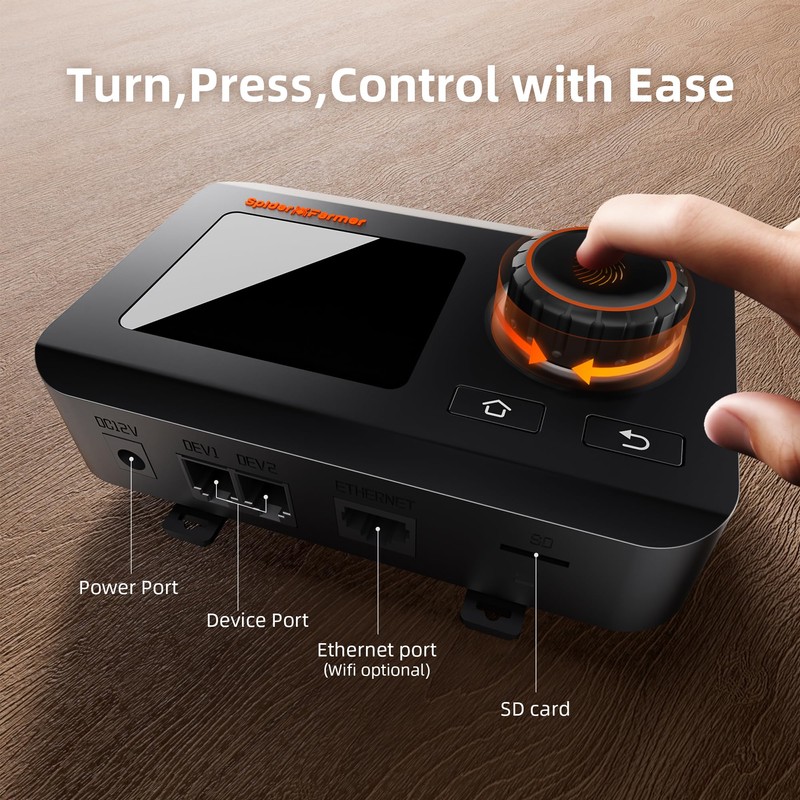 Spider Farmer GGS Controller Kits, Smart Environmental Controller, Temp Humid