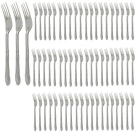 60 Pieces Stainless Steel Dinner Forks, Flatware,Tableware Set for Kitchen 7.25 inch