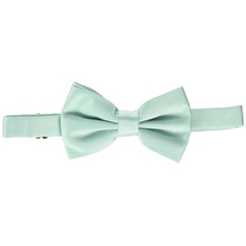 STACY ADAMS mens Satin Solid Bow Tie, Mint, One Size