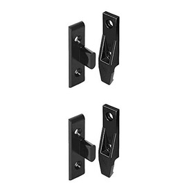 Hafele Keku Suspension Fittings Black (2 Sets)
