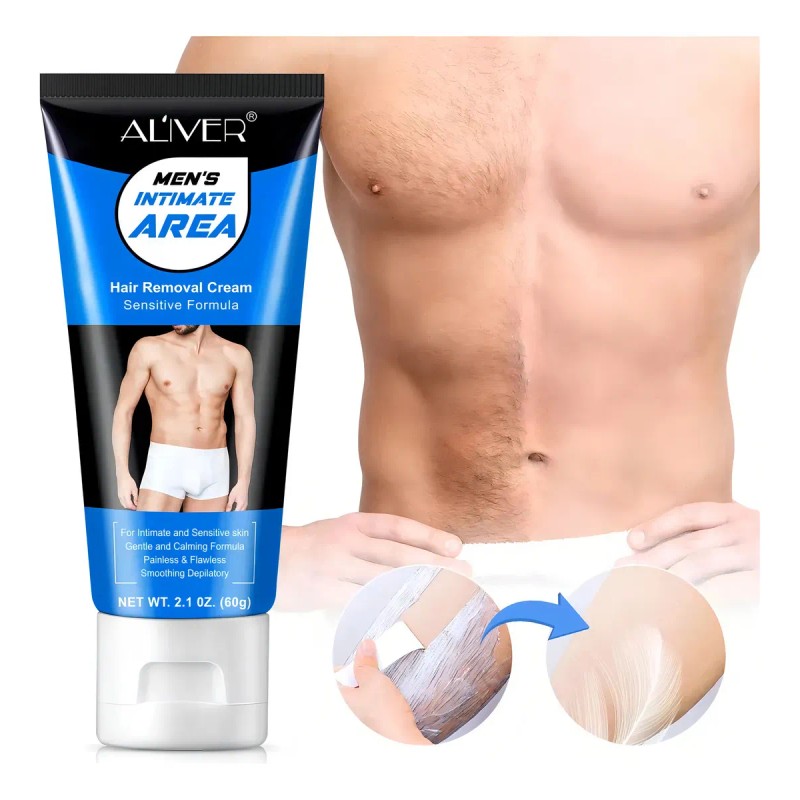 Crema Depilación Indolora Áreas Sensible Axilas Pecho Pierna