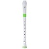 NUVO Soprano Recorder White / Green Baroque Fingering
