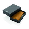 C-secure Card Holder in Mustard Brown Italian Leather RFID NFC