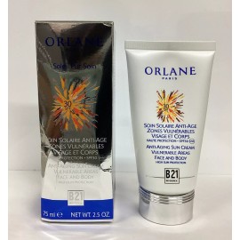 Orlane Soleil Pur Soin Anti-Aging Sun Cream Face & Body 2.5oz AS PICTURED