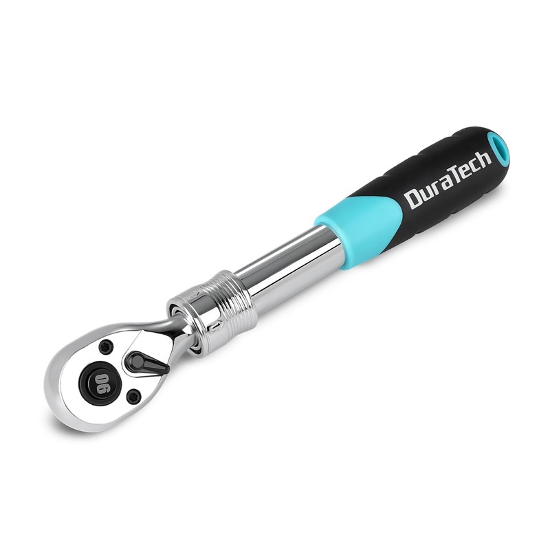 DuraTech Ratchet Handle, Ratchet Wrench, Socket Wrench, Insertion Angle 0.37