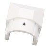 RV Awning End Plug White Solid Aluminum Durable Easy Installation