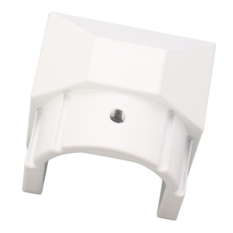 RV Awning End Plug White Solid Aluminum Durable Easy Installation