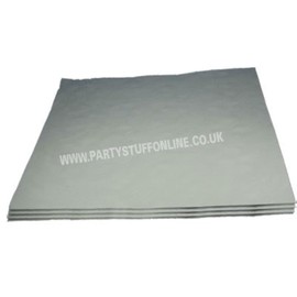 PARTYRama 25 White Paper Table Covers 90cm x 90cm