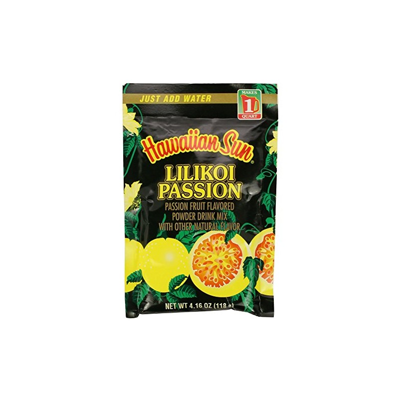 Hawaiian Sun Lilikoi Passion Powdered Drink, 4.16-Ounce
