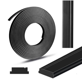JINGZHAN Magnetic Strips for Shower Door Replacement | 3/8" Width X 1/8" Thickness,Flexible Shower Door Seal -78 Inch