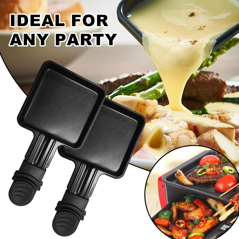 2pcs Cheese baking pan, 2pcs Kitchen Wooden shovel, non-stick coated