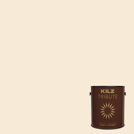 KILZ TRIBUTE Paint & Primer, Interior, Semi-Gloss, Ivory Porcelain, 1 Gallon
