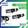 IRONTITE® 2 Pack Black Brenton Bolt Gate Bolt 100mm (4"),