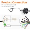 Hub Motor Convert Extension Cable 9 Pin Waterproof Connector 36V
