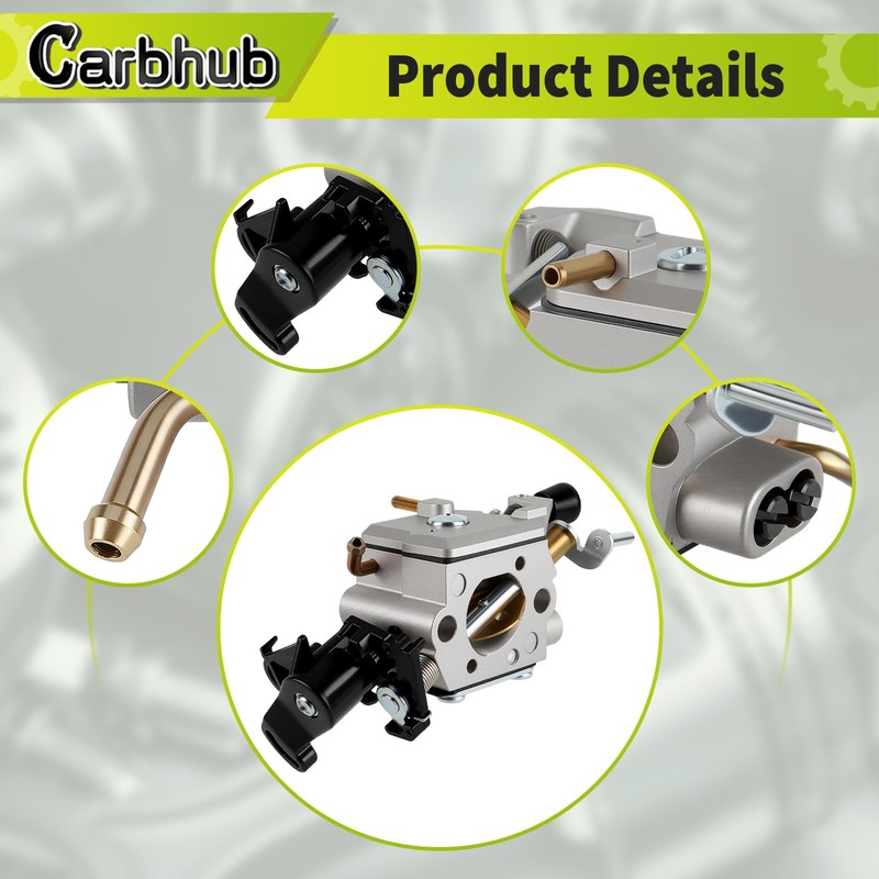 Carbhub C1M-EL37B Carburetor for Husqvarna 445 445E 450 450E Gas