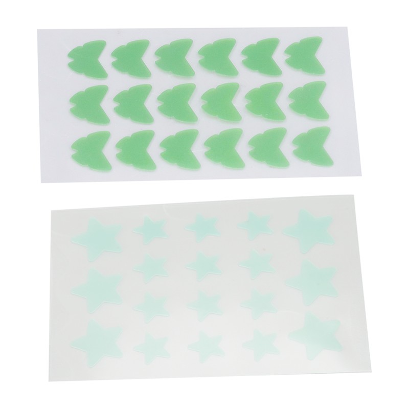36Pcs Hydrocolloid Pimple Pads Covering Isolating Healing Cartoon Shape Cute