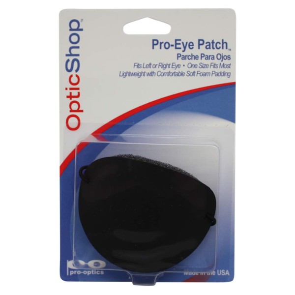 Pro-Eye Patch--Plastic Front Black Eye Patch (1)