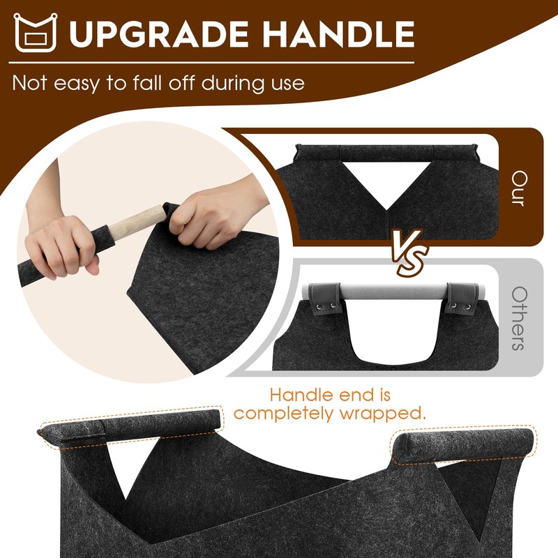 highsam Large Firewood Basket XL