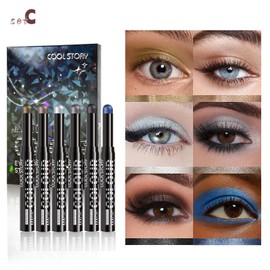 COOL STORY Eye Shadow Stick Cream Eyeshadow Set Brightener Highlighter Makeup (C)