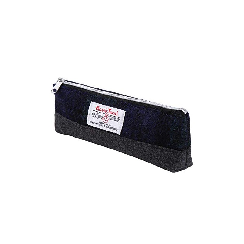 Harris Tweed Plaid Tartan Zipped Pencil Cases Makeup Case Pen