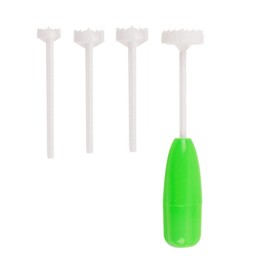 Stainless Steel Vegetable Drill, Ergonomic Anti-Slip Fruit Corer Veggie Spiralizer Core Remover With 4 Sizes Blades, Veggie Drill For Coring And Hollowing Out Zucchini, Potatoes, Carrot, Pear