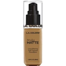 L.A. COLORS - Truly Matte Foundation Deep Tan - 1.35 fl. oz. (40 ml)