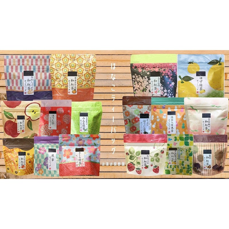 Sakura & Fruit Tea Set of 5 Types, Sakura Japanese