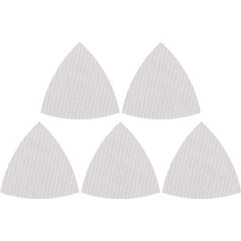 Bosch Professional 5x Expert M480 Sanding Net (for Hardwood, Paint on wood, 93x93 mm, Grit 80, Accessories Delta Sander)