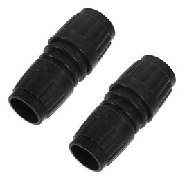 DEARMAMY - 2 conectores de varilla para juntas, rectos, conectores de secado de ropa, conector de codo ajustable, conector de esquina para cortina, color , 8,7 x 3,5 x 3,5 cm