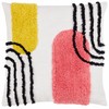 Heya Home Elmer Cushion Cover,Citrus/Pink,45 x 45cm
