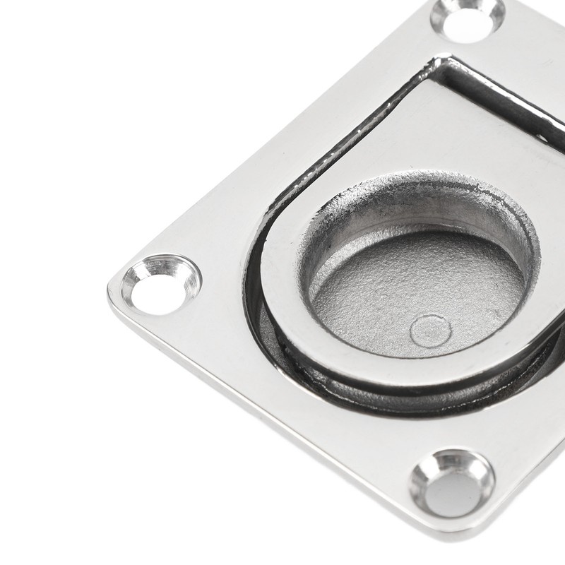 Hatch Pull Handle Stainless Steel 67mm X 56mm Flush Lifting