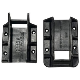 Fence & Deck Rite Stair Railing Hangers for 2x4 (1.5”x3.5”) Wood Railings Fits 29-37° Stair Incline Heavy-Duty Fiberglass Reinforced Polypropylene Post Connectors UV Protected (Pack of 8)